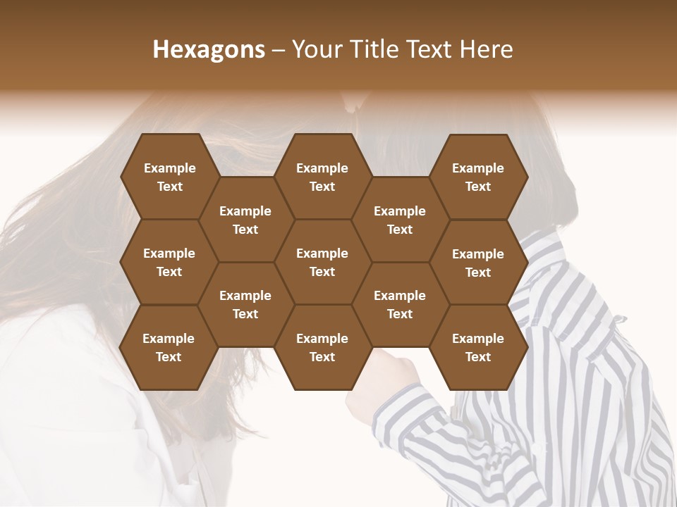 A Woman And A Young Boy Are Shouting At Each Other PowerPoint Template