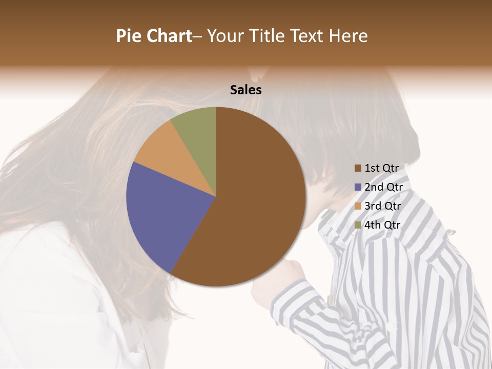 A Woman And A Young Boy Are Shouting At Each Other PowerPoint Template