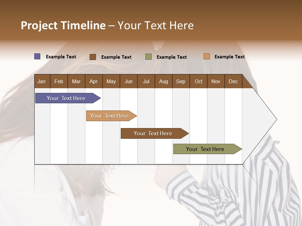 A Woman And A Young Boy Are Shouting At Each Other PowerPoint Template