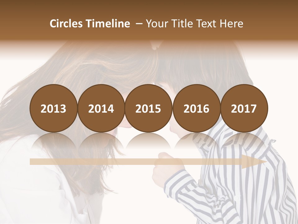 A Woman And A Young Boy Are Shouting At Each Other PowerPoint Template