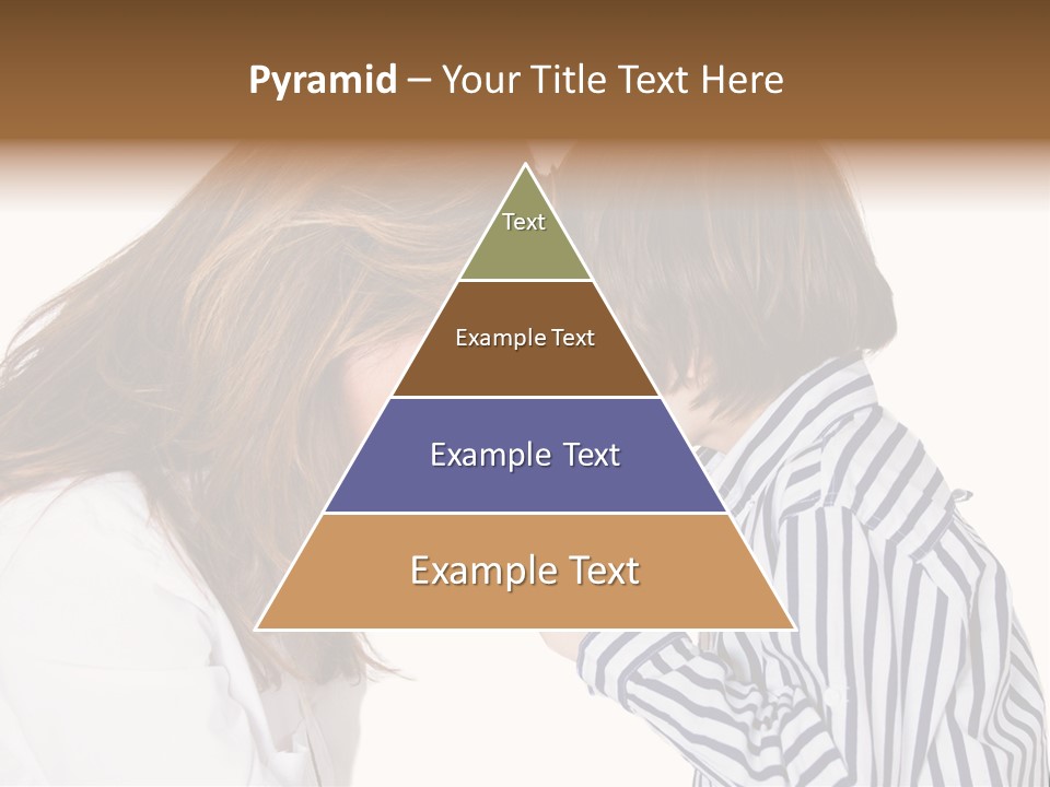 A Woman And A Young Boy Are Shouting At Each Other PowerPoint Template