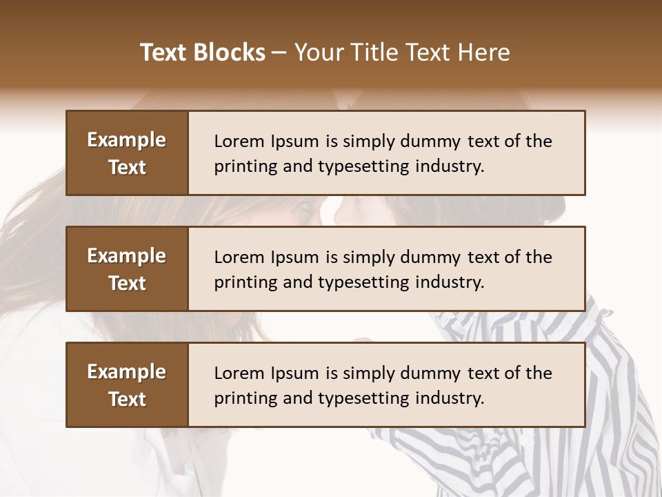 A Woman And A Young Boy Are Shouting At Each Other PowerPoint Template