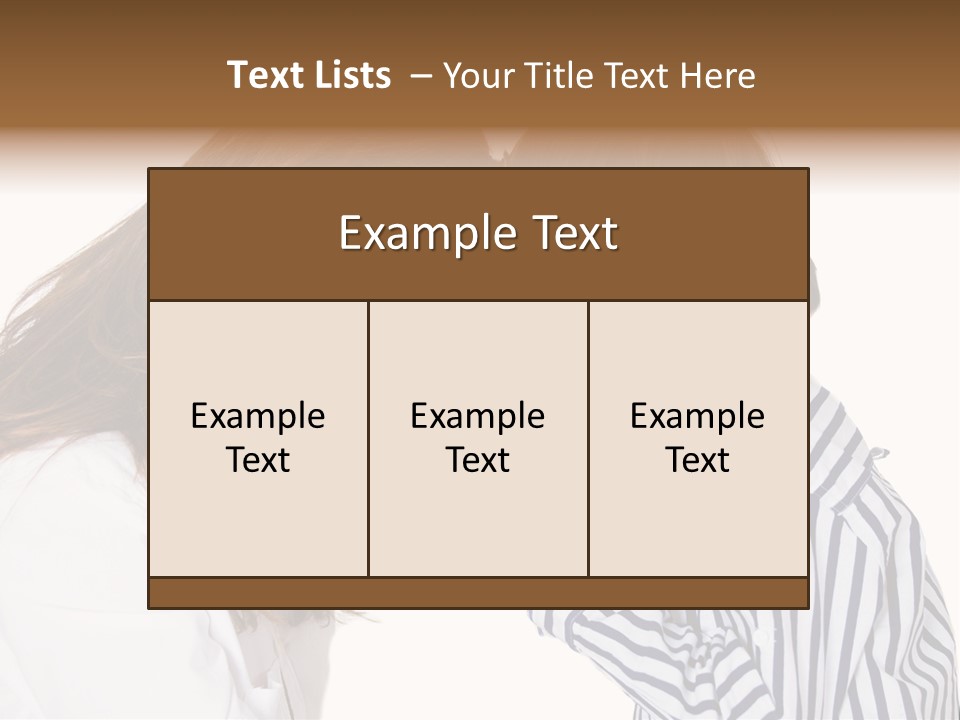 A Woman And A Young Boy Are Shouting At Each Other PowerPoint Template