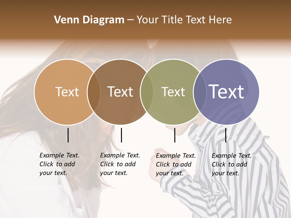 A Woman And A Young Boy Are Shouting At Each Other PowerPoint Template