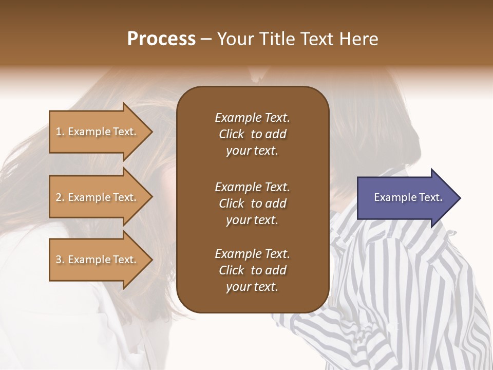 A Woman And A Young Boy Are Shouting At Each Other PowerPoint Template