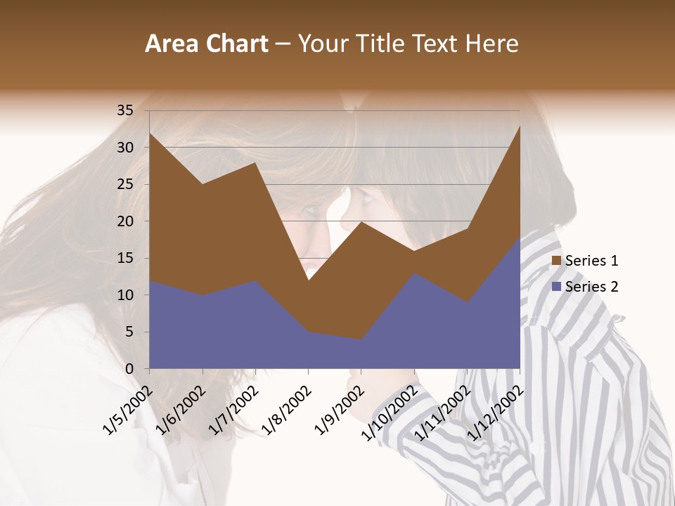 A Woman And A Young Boy Are Shouting At Each Other PowerPoint Template