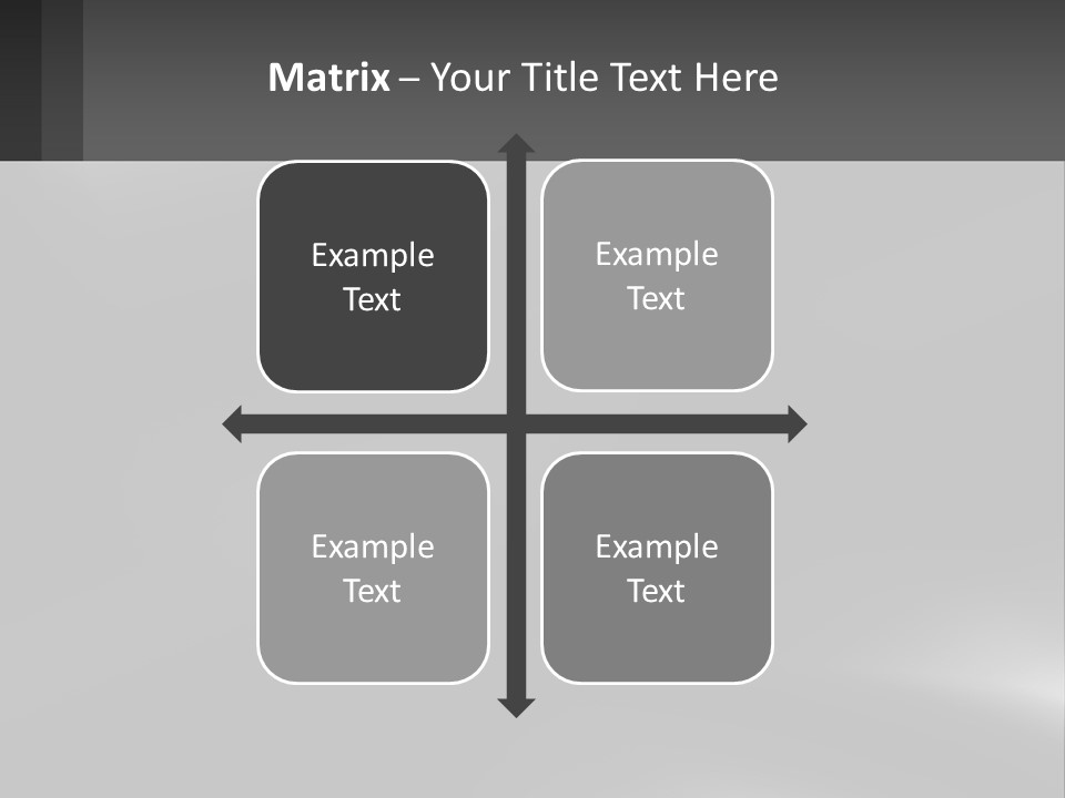 A Black And White Photo With A Gray Background PowerPoint Template