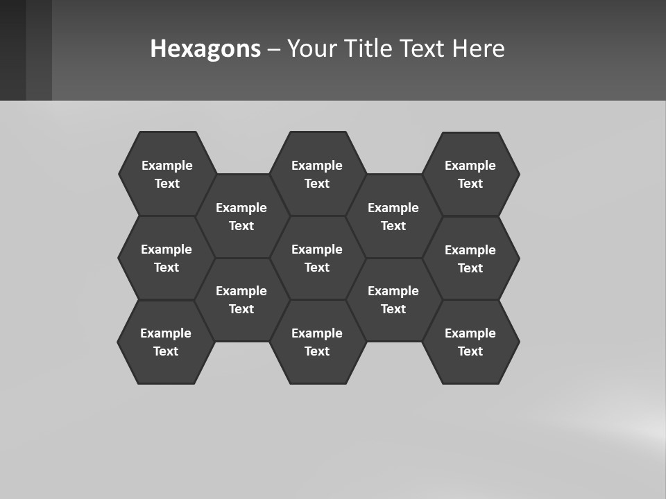 A Black And White Photo With A Gray Background PowerPoint Template