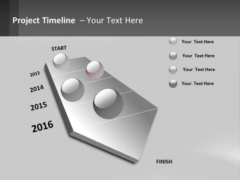 A Black And White Photo With A Gray Background PowerPoint Template