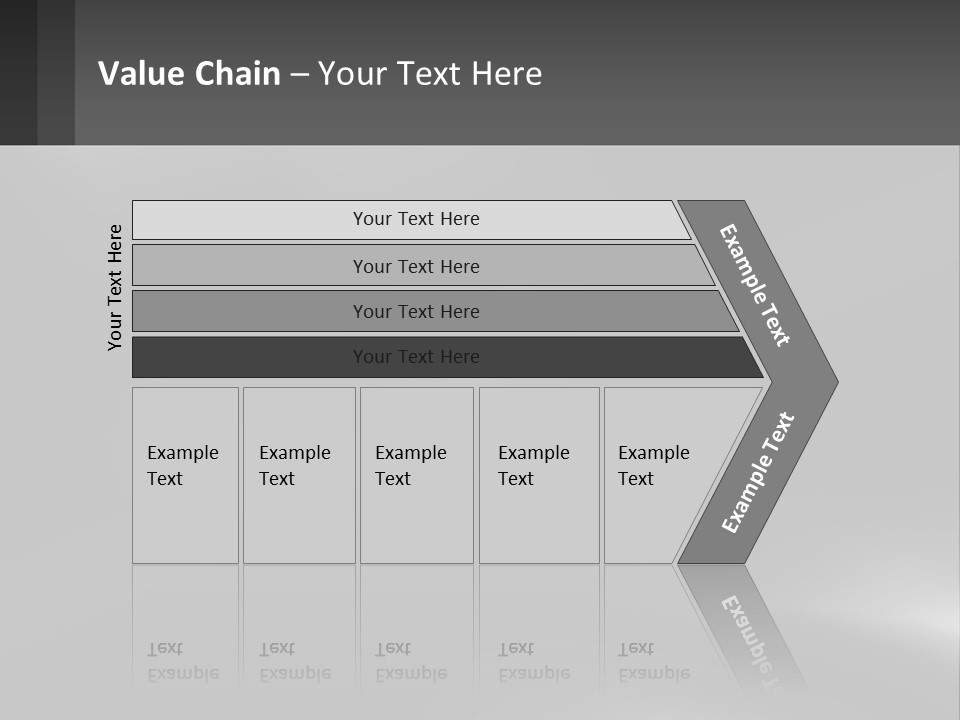 A Black And White Photo With A Gray Background PowerPoint Template