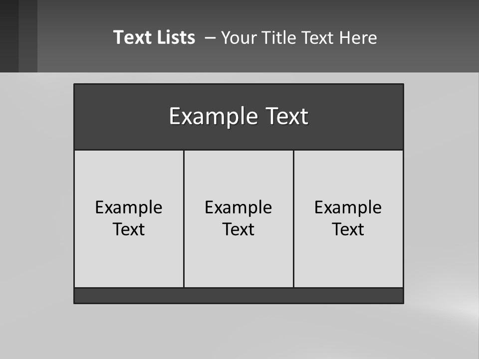 A Black And White Photo With A Gray Background PowerPoint Template
