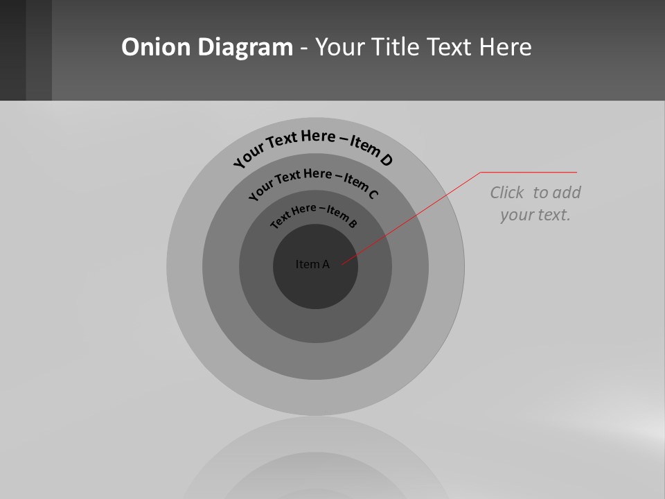 A Black And White Photo With A Gray Background PowerPoint Template