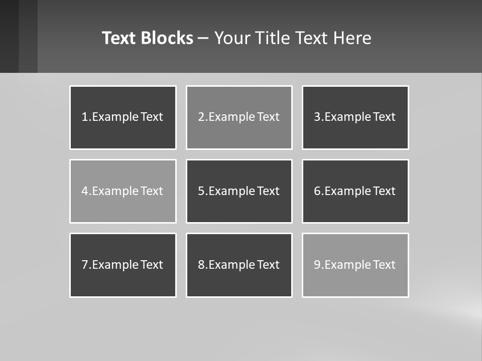 A Black And White Photo With A Gray Background PowerPoint Template