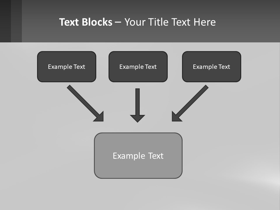 A Black And White Photo With A Gray Background PowerPoint Template