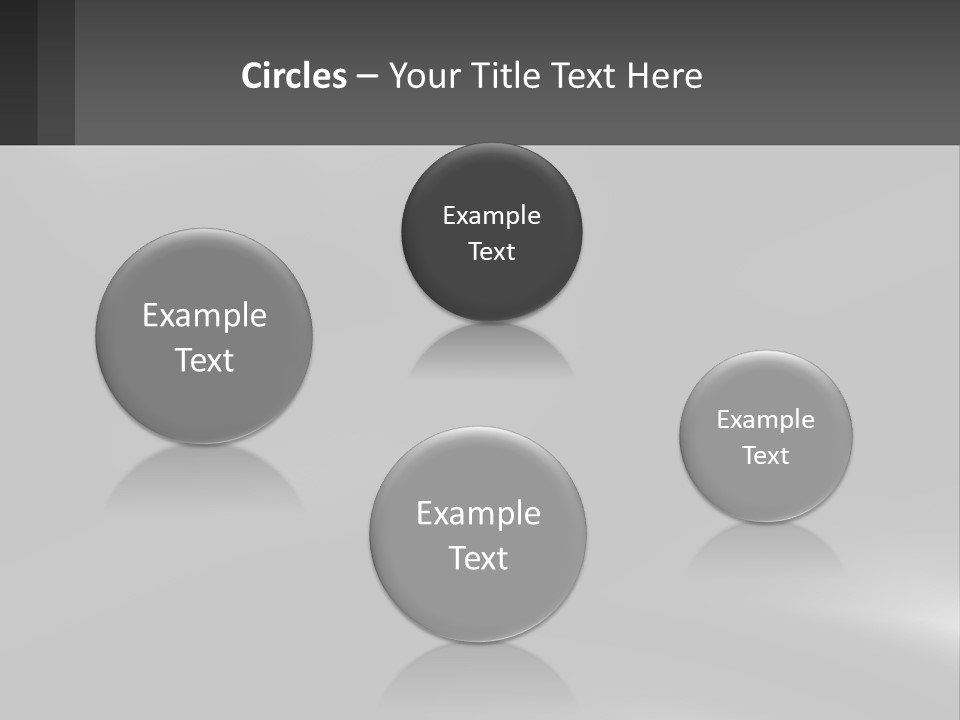 A Black And White Photo With A Gray Background PowerPoint Template