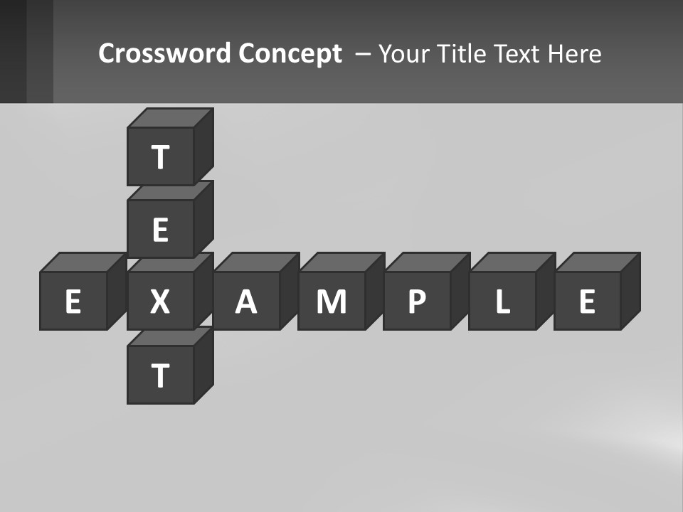 A Black And White Photo With A Gray Background PowerPoint Template