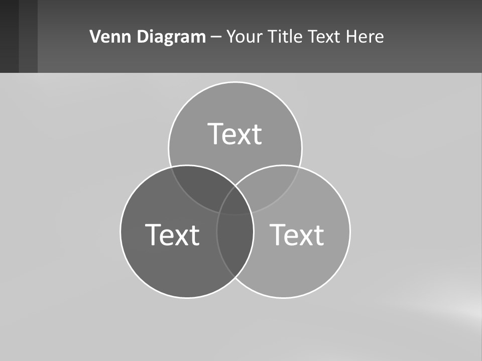 A Black And White Photo With A Gray Background PowerPoint Template