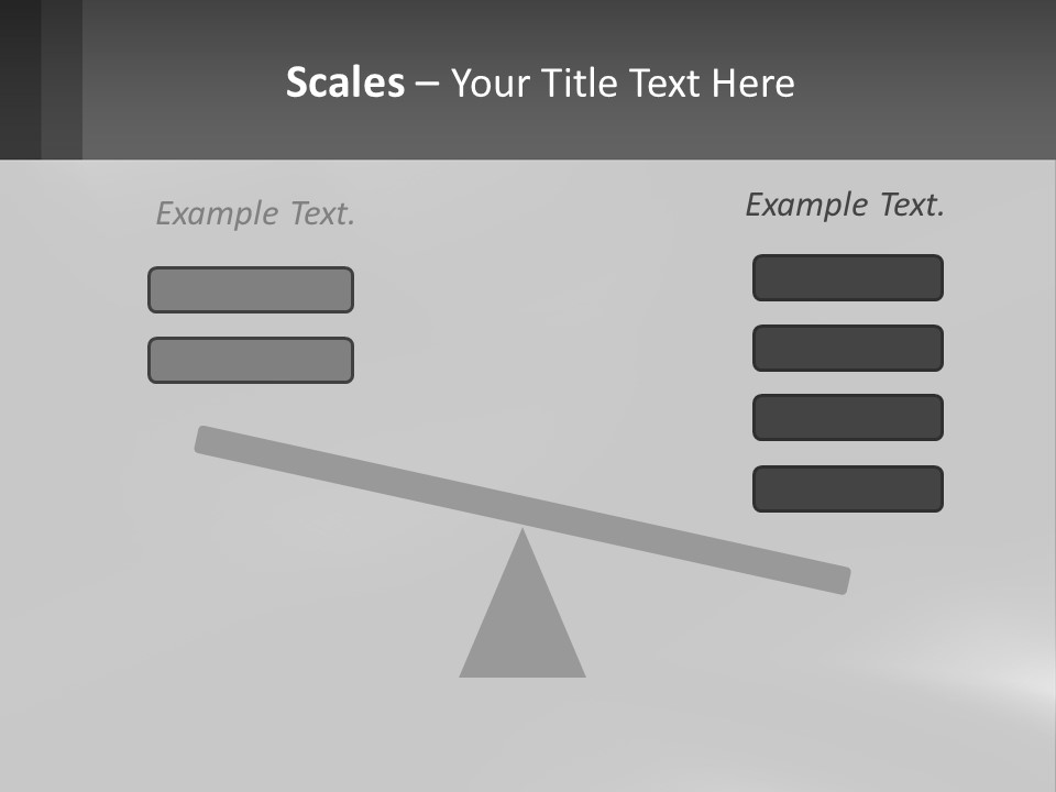 A Black And White Photo With A Gray Background PowerPoint Template