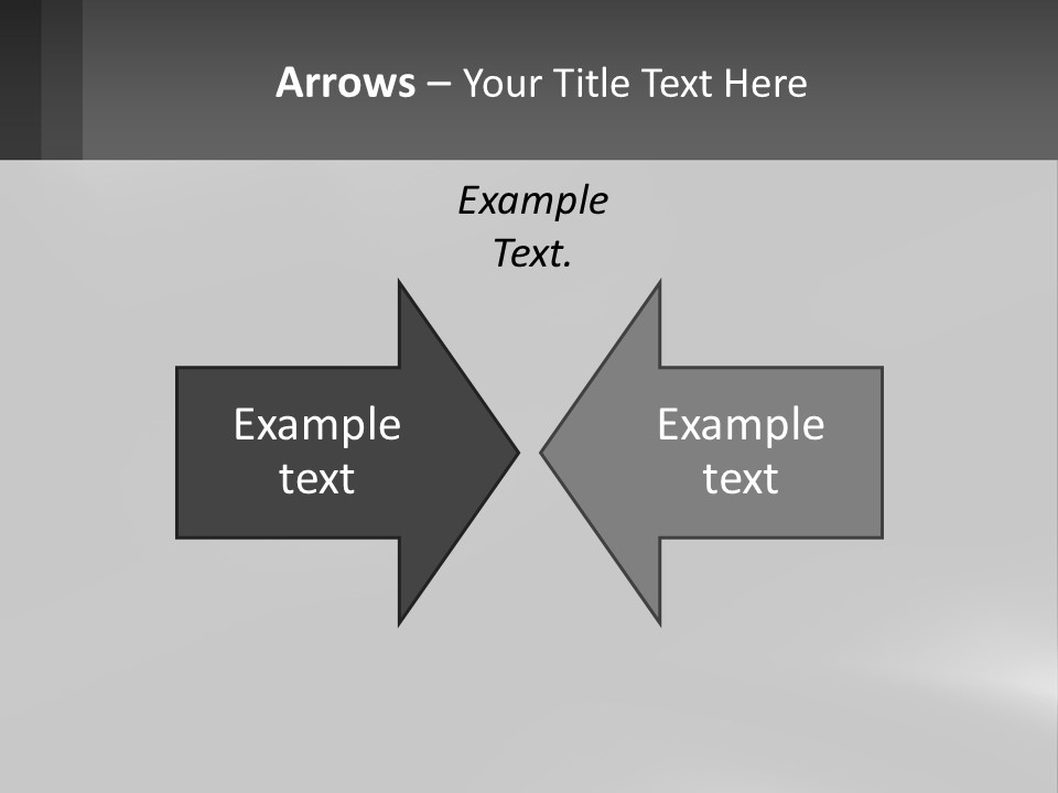 A Black And White Photo With A Gray Background PowerPoint Template