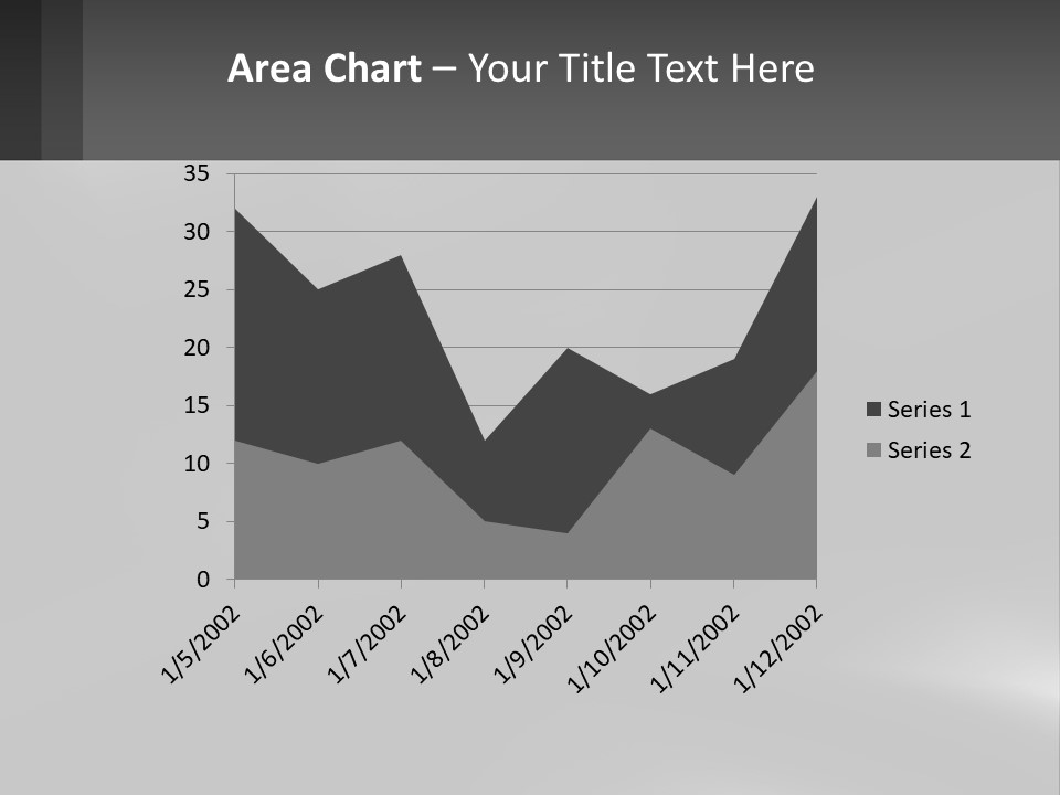 A Black And White Photo With A Gray Background PowerPoint Template