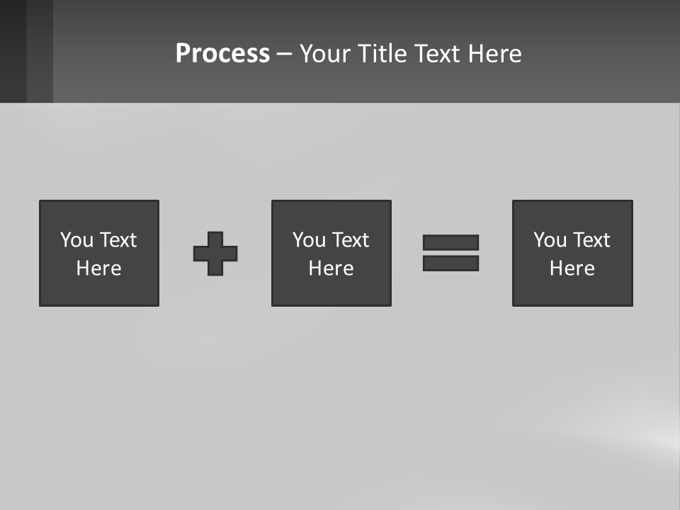 A Black And White Photo With A Gray Background PowerPoint Template