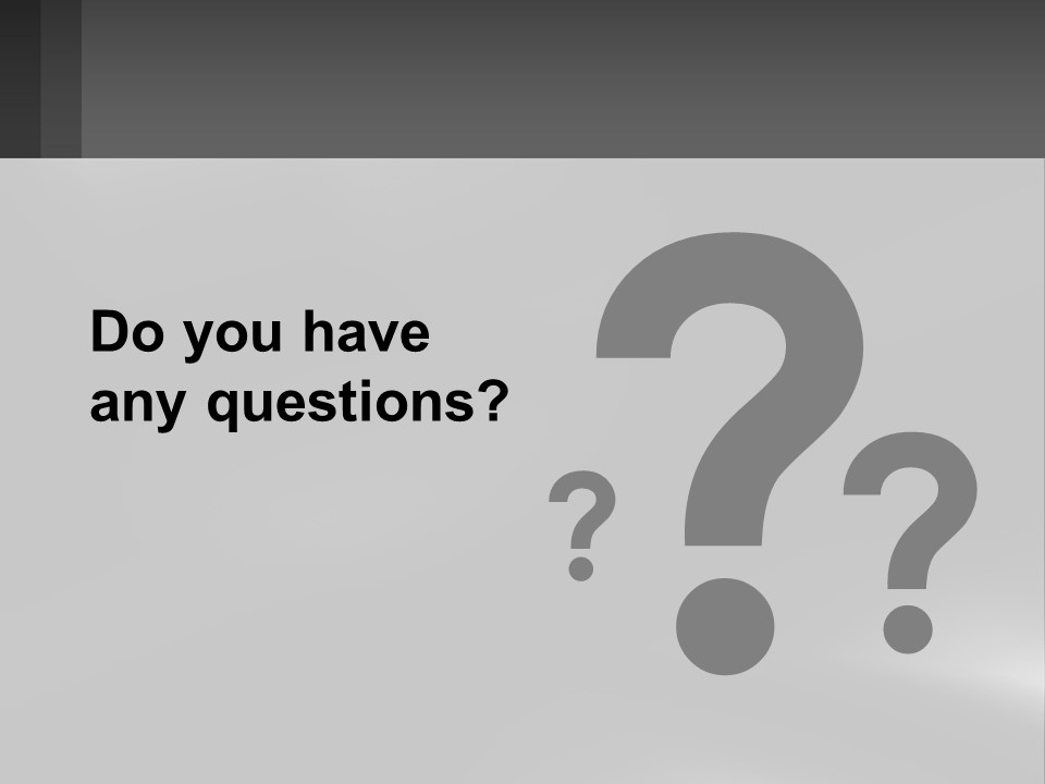 A Black And White Photo With A Gray Background PowerPoint Template