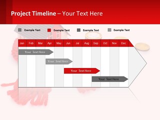 A House With A Red Scarf Next To Money PowerPoint Template