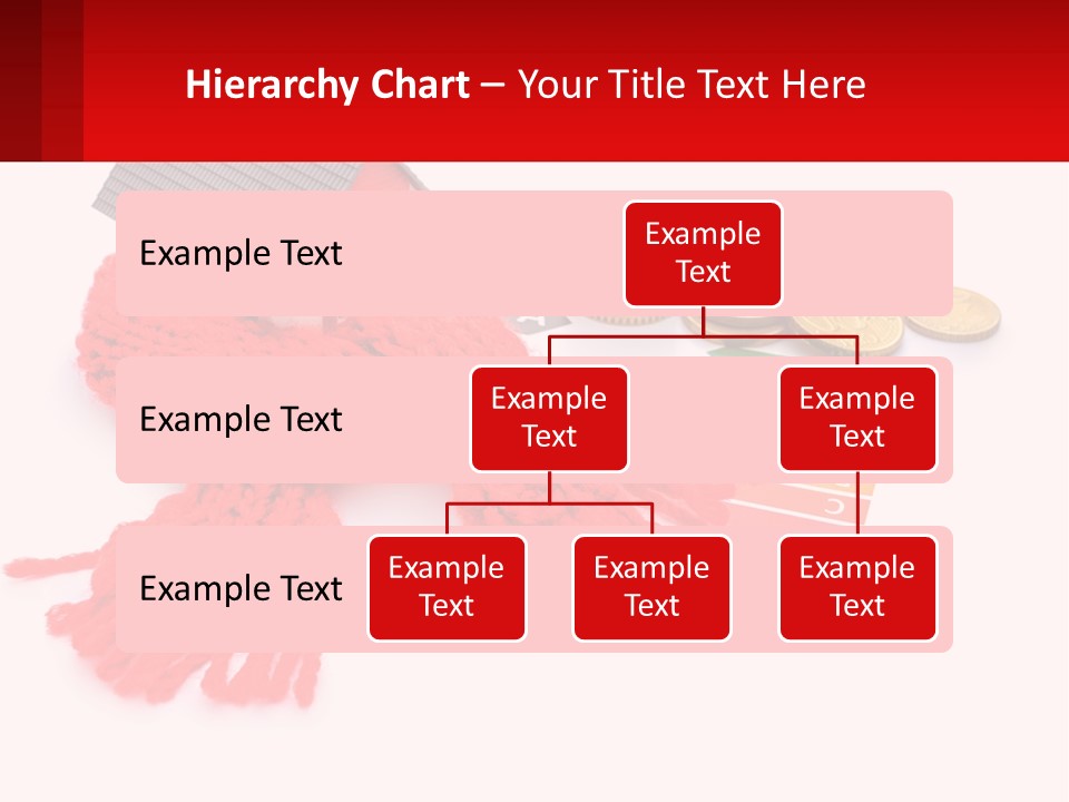 A House With A Red Scarf Next To Money PowerPoint Template