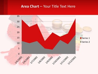 A House With A Red Scarf Next To Money PowerPoint Template