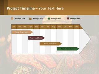 A Man With A Green And Gold Mask On His Face PowerPoint Template