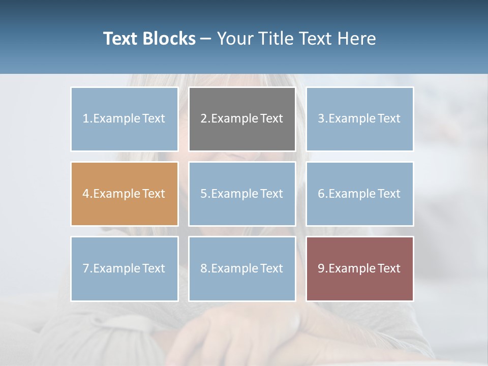 A Woman Sitting On A Couch Smiling For The Camera PowerPoint Template