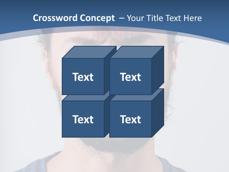 A Man Making A Face With His Mouth Open PowerPoint Template