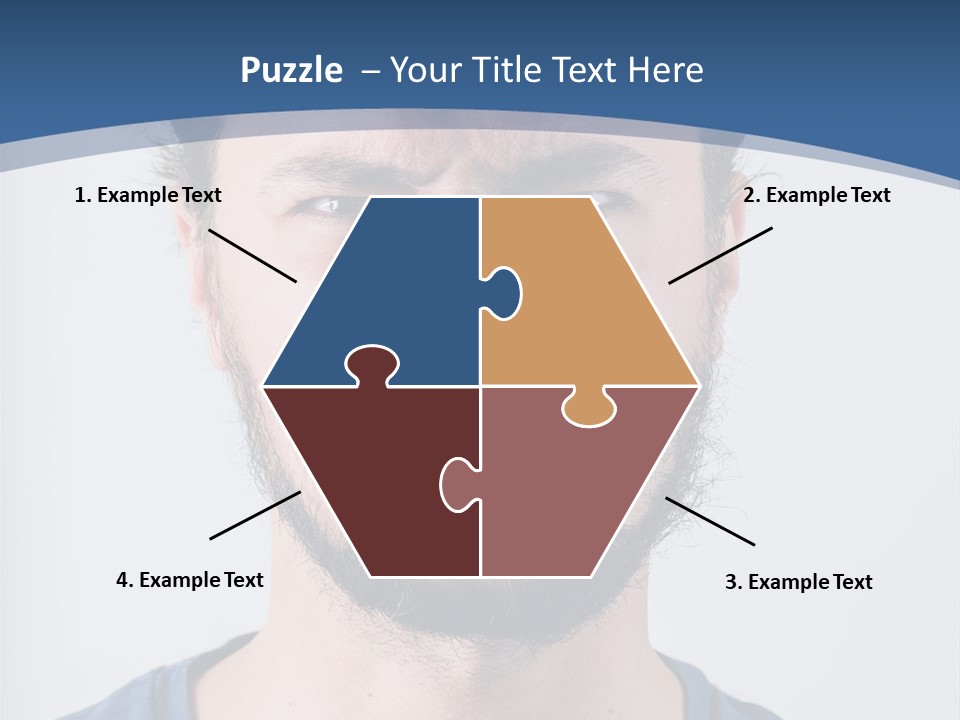 A Man Making A Face With His Mouth Open PowerPoint Template