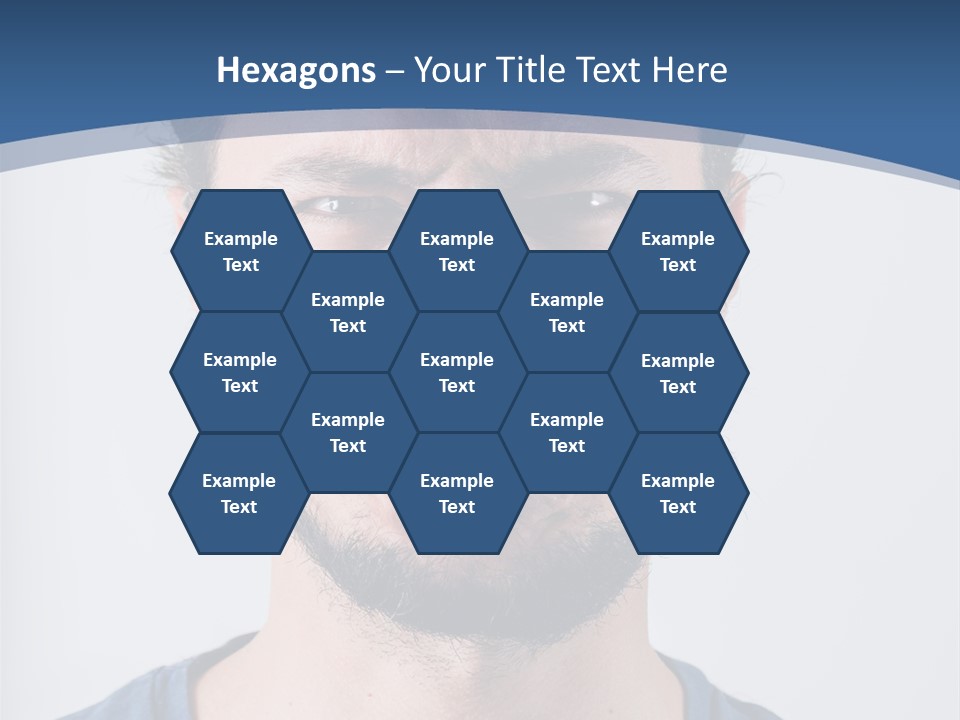 A Man Making A Face With His Mouth Open PowerPoint Template