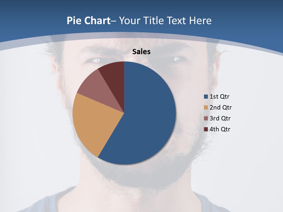 A Man Making A Face With His Mouth Open PowerPoint Template