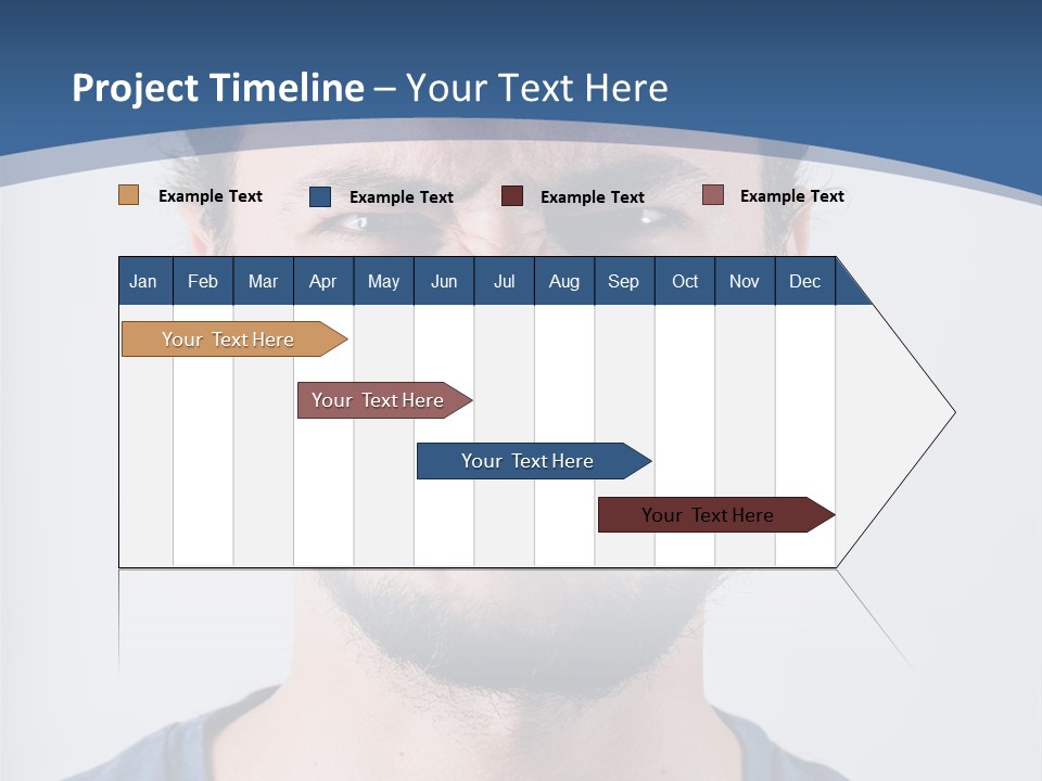 A Man Making A Face With His Mouth Open PowerPoint Template