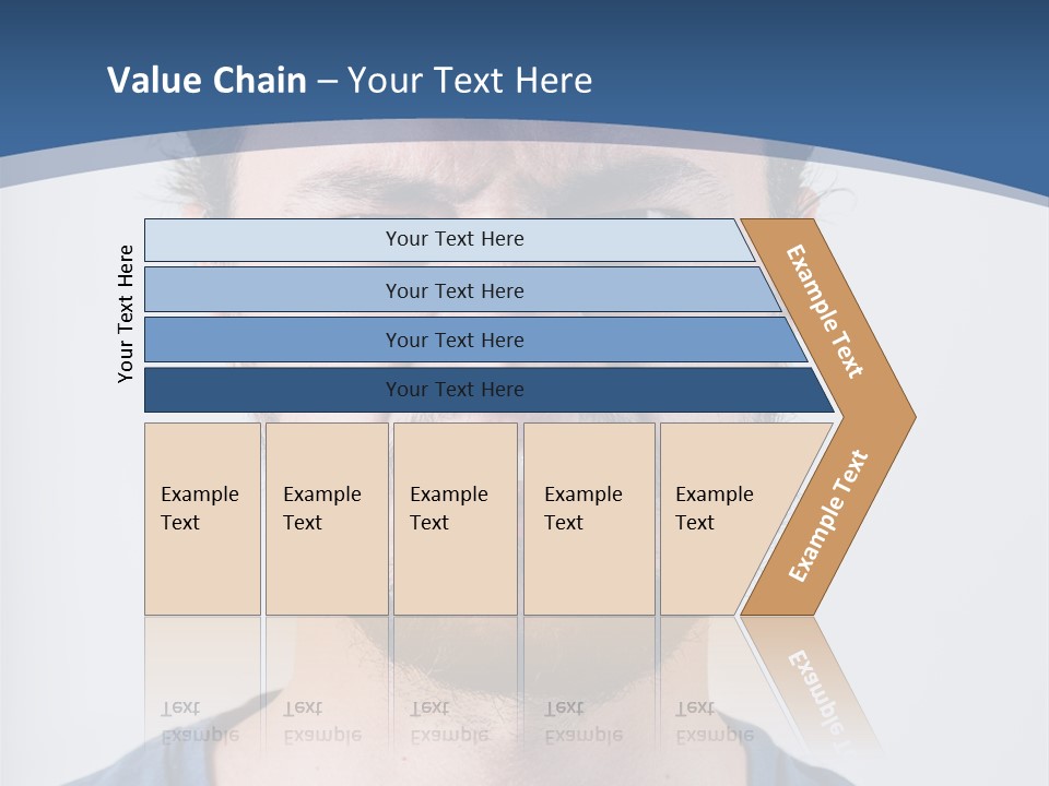 A Man Making A Face With His Mouth Open PowerPoint Template
