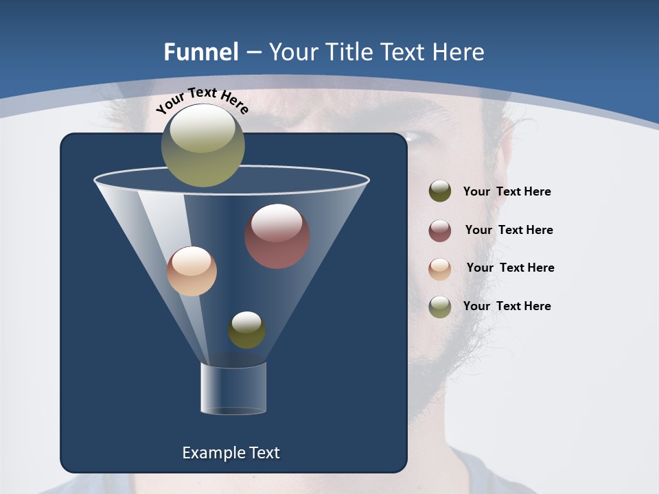 A Man Making A Face With His Mouth Open PowerPoint Template
