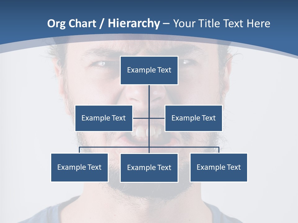A Man Making A Face With His Mouth Open PowerPoint Template