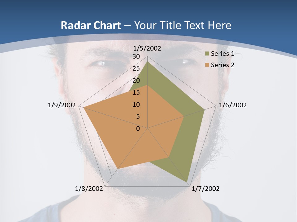 A Man Making A Face With His Mouth Open PowerPoint Template
