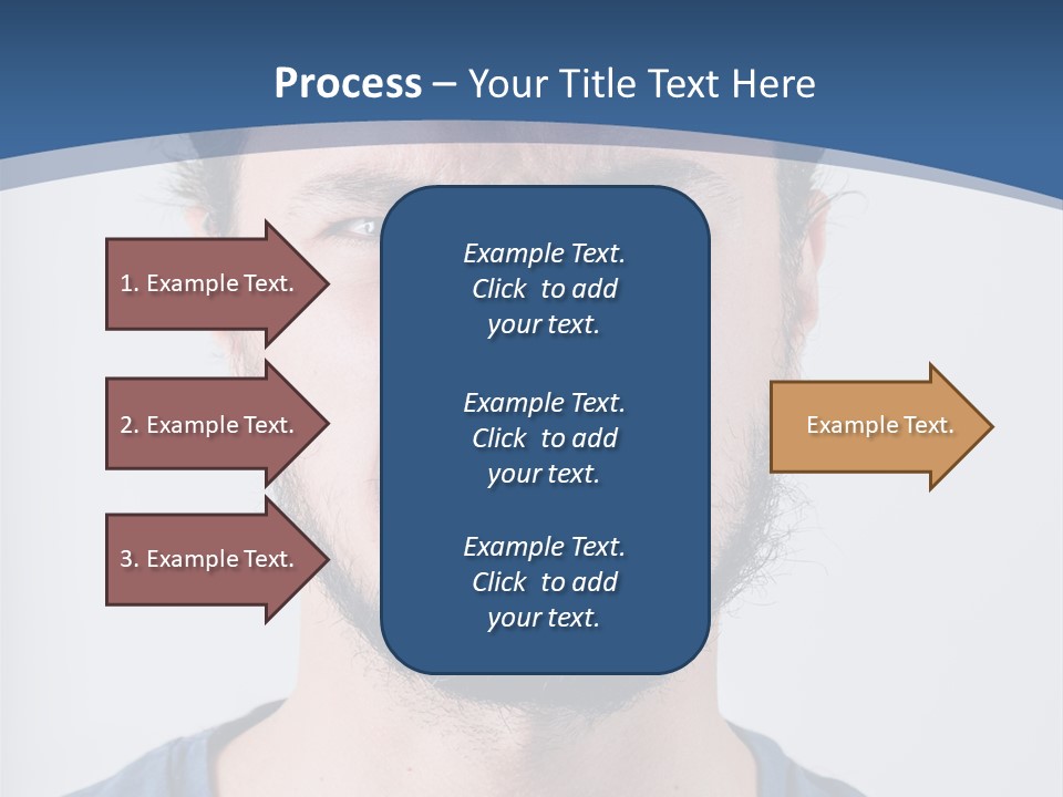 A Man Making A Face With His Mouth Open PowerPoint Template