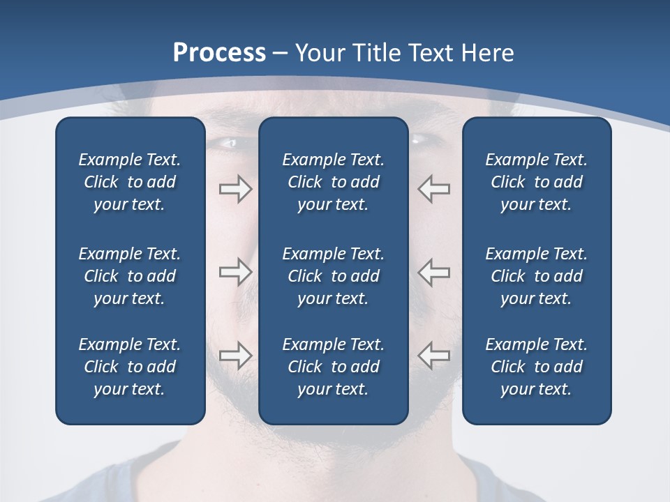 A Man Making A Face With His Mouth Open PowerPoint Template