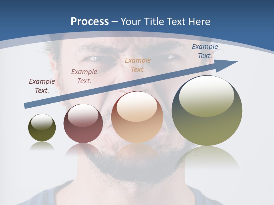 A Man Making A Face With His Mouth Open PowerPoint Template