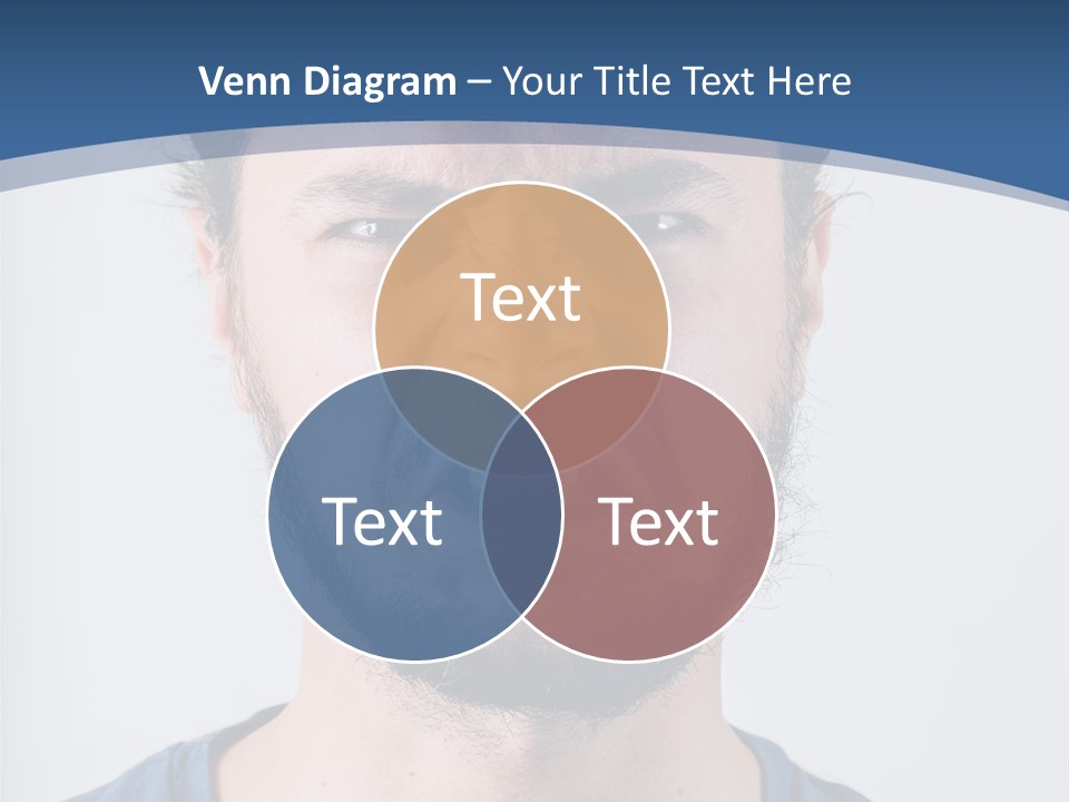 A Man Making A Face With His Mouth Open PowerPoint Template