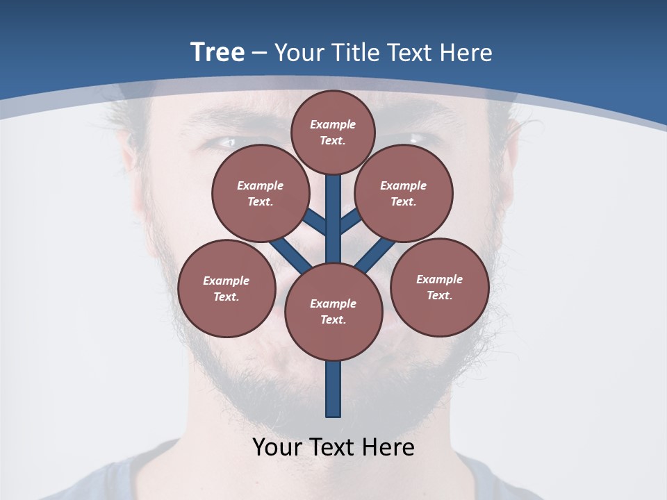 A Man Making A Face With His Mouth Open PowerPoint Template