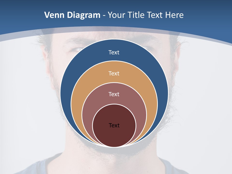 A Man Making A Face With His Mouth Open PowerPoint Template