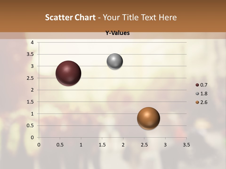 A Group Of People Walking Down A Street PowerPoint Template