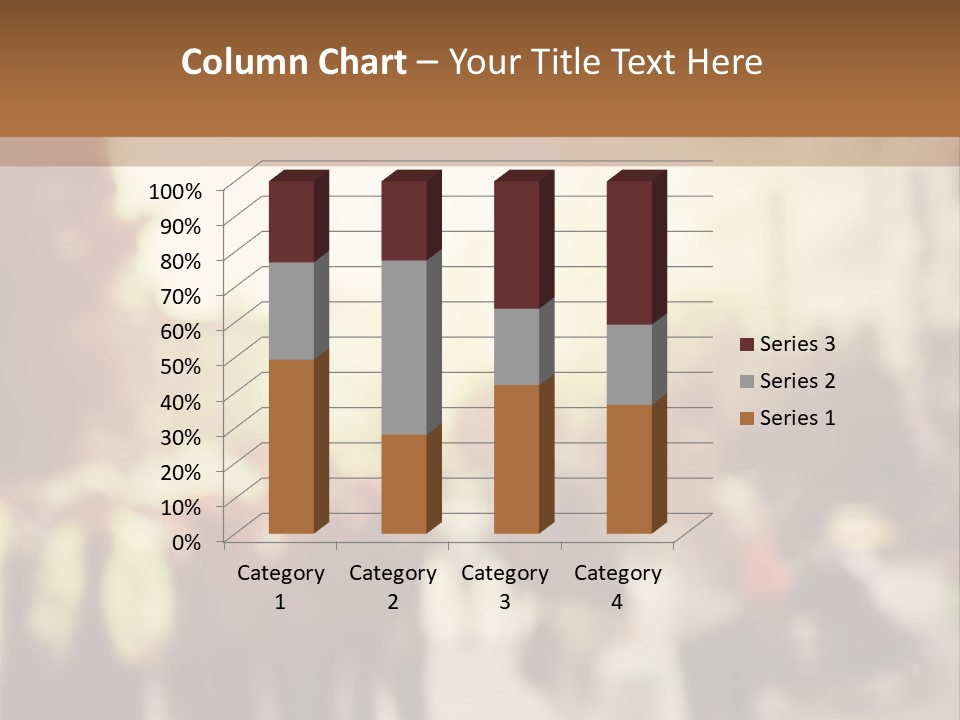 A Group Of People Walking Down A Street PowerPoint Template