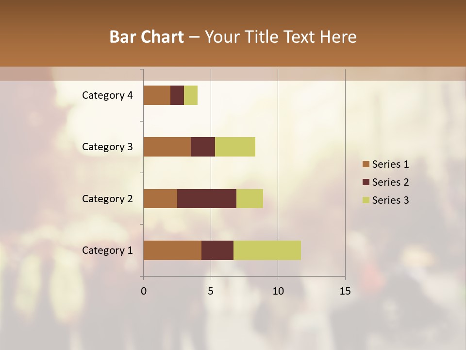 A Group Of People Walking Down A Street PowerPoint Template