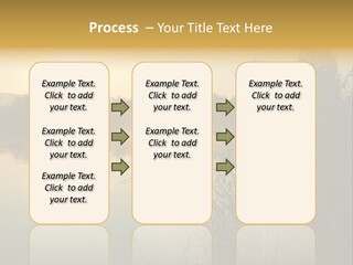 The Sun Is Setting Over A Lake With Reeds In The Foreground PowerPoint Template